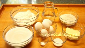 Ингредиенты Торт Дамские пальчики