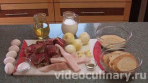 Ингредиенты Мясной рулет