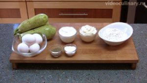 Ингредиенты Запеканка из кабачков