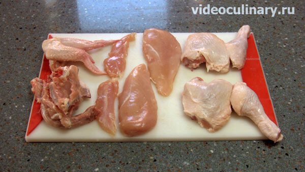 Финальное фото - Разделка курицы со снятием филе для шницеля