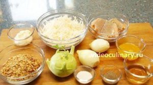 Ингредиенты Рыбный салат Лакомка
