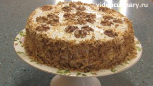 Торт Сметанник - пошаговый рецепт с фото приготовления