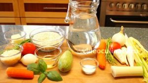 Ингредиенты Ризотто с кабачками и помидорами