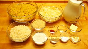 Ингредиенты Запеканка из макарон с сыром