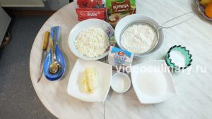 Ингредиенты Творожное печенье Осьминожки