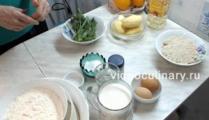 Ингредиенты Блины с припёком мясные