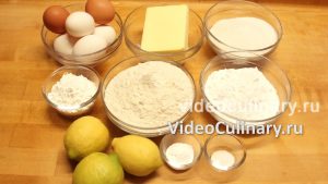 Ингредиенты Классический лимонный кекс